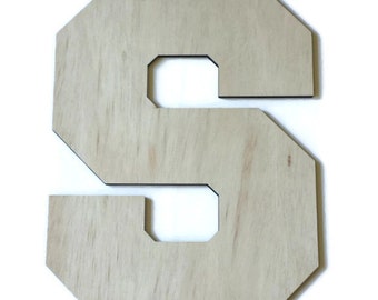 24" tall wood letter, unfinished wood letter, Wedding Sign, Guest Book Alternative, 2 foot tall wood letter, large wood letter, Birch