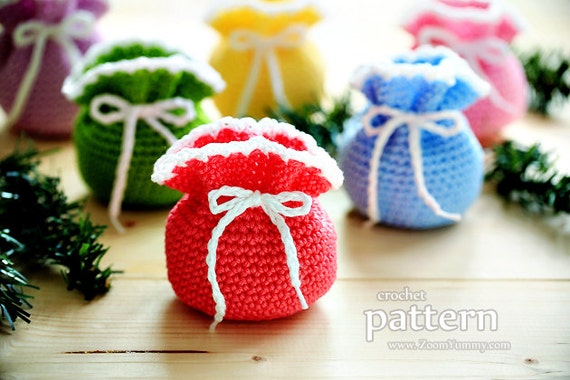 Crochet Pattern Mini Crochet Pouches Pattern No. 062
