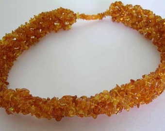 Baltic Amber Adult Necklace - Honey Color