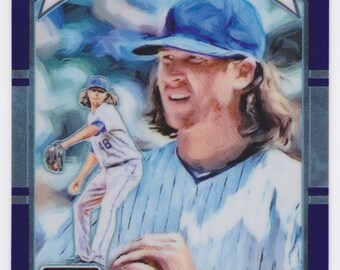 Mlb Jacob deGrom Donruss Optic DK Purple Refractor #18 New York Mets