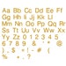 Machine Embroidery Font Designs - Font Letters, Numbers, Symbols Font Alphabet - 0.5,0.75 , 1 inch Sizes