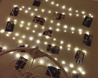30ft Fairy Lights, String lights for bedroom, fairy lights for bedroom, picture holder, String Lights, patio, garden lights, firefly lights