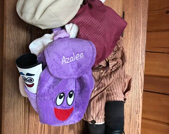Dora the Explorer Backpack complete with "THE MAP"!!! Add a name free.