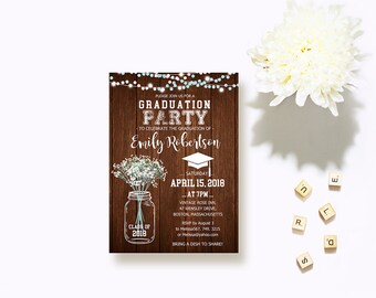 2018 graduation party invitations