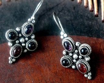 Balinese Sterling Silver Earrings