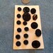 Antique victorian black glass buttons, star of david, floral and leaves
