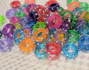 Littlest Pet Shop Custom Spiked Collars - Lot of 5 (Random) LPS accessories
