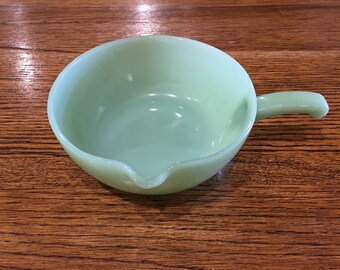 Fire King Jadite Bowl with Handle