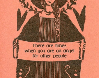 Letterpress Printed Margherita Note Card