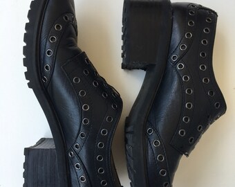 Eyelet Oxford loafers by MICHAEL KORS