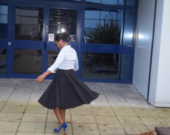Full Circle Skirt, Midi Skirt