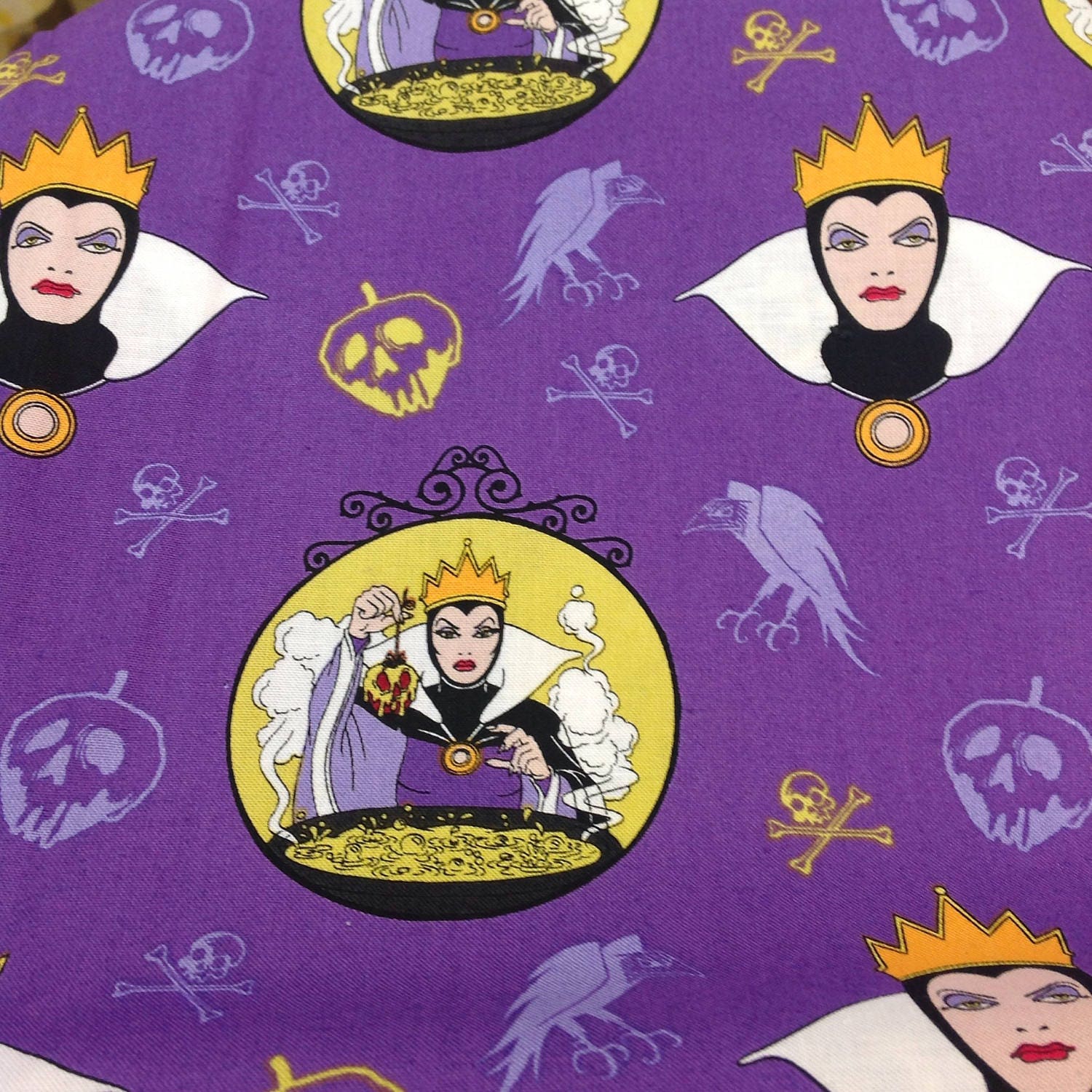 Disney Villains Fabric Disney Villains Evil Queen From Camelot Fabrics 3 Color Options