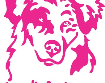 Haulin Auss Decal, Australian Shepard Decal, Aussie Car Decal