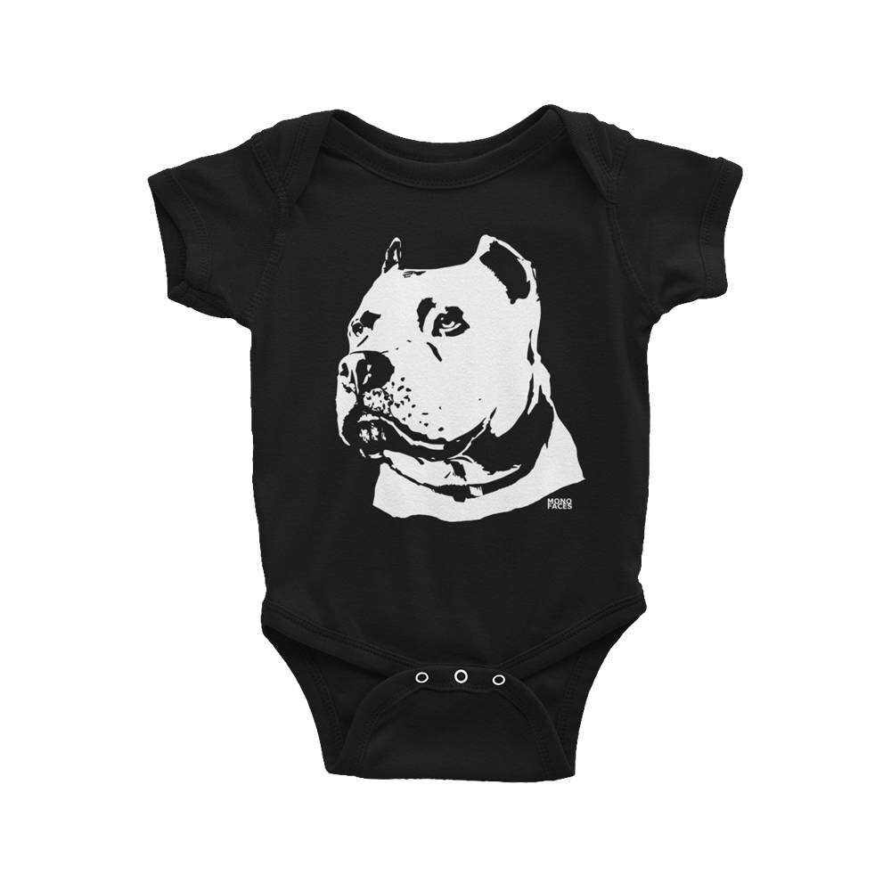 Pit Bull Baby Clothes Pitbull Baby Onepiece Personalised