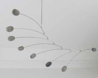 Mobile Modern Pebble, Minimalism, Retro Mobile, Hanging Mobile, Modern Mobile