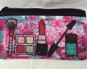 Make up bag, Zip Pouch