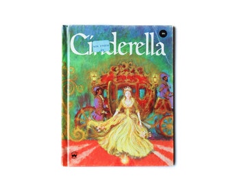 Cinderella | Wonder Books 1981 | Retold by Evelyn Andreas Pictures by Ruth Ives | Hardcover | Vintage Children's Book | Wonder Books