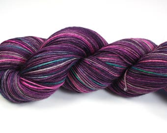 Funky Jive--hand dyed sock yarn, Yak, Merino and Nylon, (437yds/100gm)