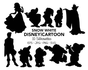 Free Free 164 Svg Snow White Silhouette SVG PNG EPS DXF File