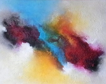 Abstrakte Bilder Acrylbild acrylic painting Leinwandbild Keilrahmenbild Original Kunst Malerei expressiv