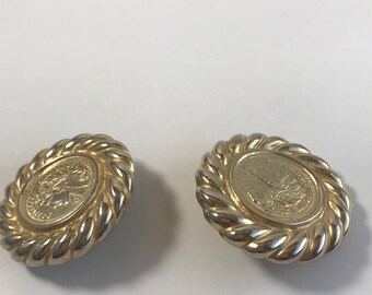 1980's Clip-On Earrings by Gay Boyer