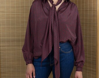 1980s Halston Blouse