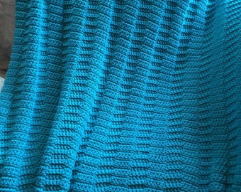 Crochet Ridged Throw