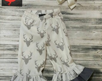 Baby Girls/Girls Double Ruffle Pants