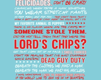 nacho libre movie quote poster digital file