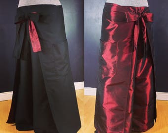 Reversible Wrap Pants with pockets