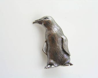 Penguin Brooch, Animal Brooch, Brooch Pin, Silver Brooch, Cute Gift Idea, Lapel Pin, Penguin Gift, Australian Sellers, P330