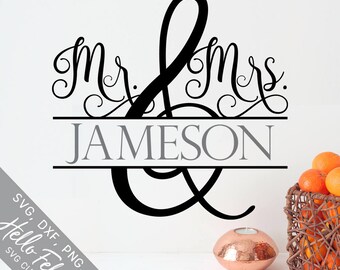 Wedding Svg, Marriage Svg, Love Svg, Mr and Mrs Svg, Custom Svg, Dxf, Jpg, Svg files for Cricut, Svg files for Silhouette, Vector Clip Art