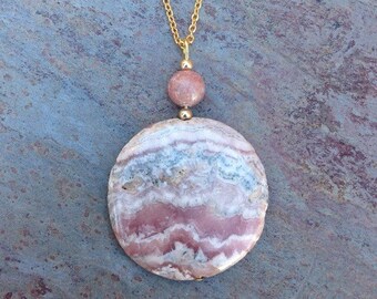 Rhodochrosite Necklace