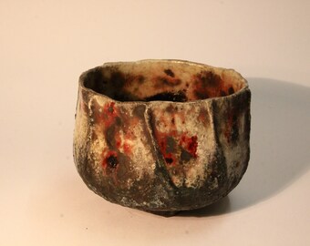 Traditional Japanese tea ceremony bowl, matcha chawan