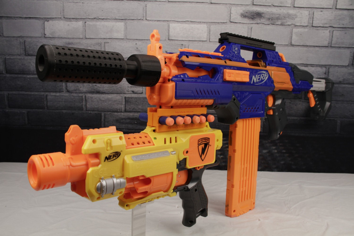 Nerf Ak 47 Barrel 3d Printed