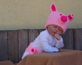 crochet baby pig.
