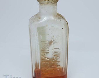 Vintage Sloan's Liniment Bottle