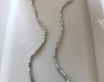 20ct Rough Diamond Necklace