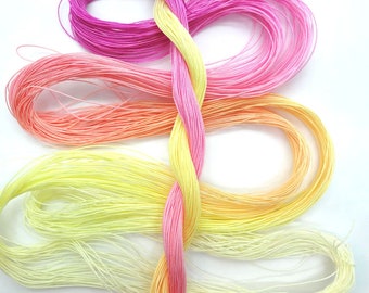 Size 80 "Peace" hand dyed tatting thread 6 cord cordonnet crochet cotton