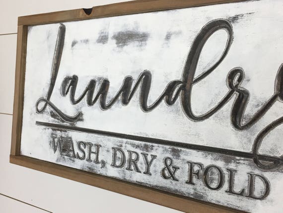  Laundry Co Sign Laundry Room Sign Laundry Room Decor 