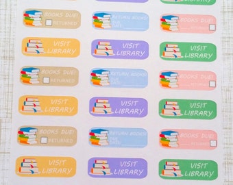 Library Stickers (Set of 30) Item #302