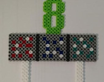 Minecraft cake topper - Diamond, Lapis, & Redstone