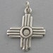 ZIA SUN Sterling Silver 925 Charm Pendant New Mexico Symbol Charm 2143