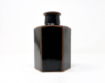 Vintage Dansk Vase Niels Refsgaard Brown Mist 1970s Danish Modern Design Pottery
