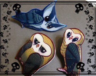 A Parliament of Owls - All 3 Owl Pins