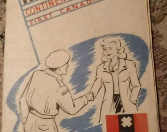 Amsterdam Holland map 1945.