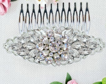 Bridal Hair Comb, Wedding Hair Clip, Bridal decorative comb, crystal comb, wedding hair accessories, affordable bridal hair comb or clip