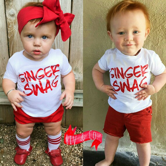 Ginger Swag™ Funny T Shirts Baby Boy Clothes Baby Girl