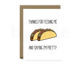 Funny Taco Card, Funny Anniversary Card Boyfriend, Funny Anniversary Card Girlfriend, Funny Anniversary Card for Boyfriend, Anniversary Hus