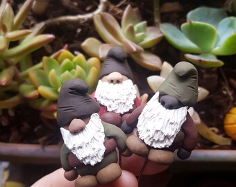 Garden Gnomes for Plants / Plant Decoration / Fairy Garden Decor